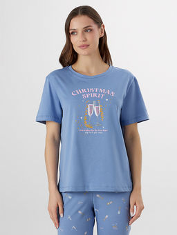 КОМПЛЕКТ ЖЕНСКИЙ (ФУТБОЛКА, БРИДЖИ) - Mark formelle фото 3