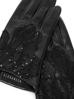 Перчатки женские ш/п IS01823 black - Eleganzza фото 3
