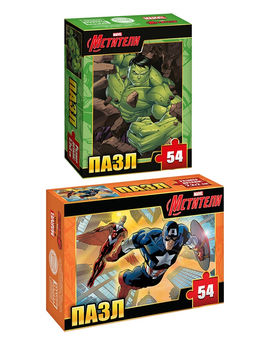 Пазлы детские для мальчиков Мстители, набор 10в1, 54 детали в каждом - Marvel фото 20