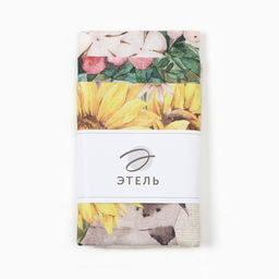Набор полотенец Этель Букеты 45х60см - 3 шт, репс 167г/м2, 100 % хл  фото 8