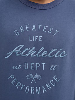 Джемпер мужской серо-синий - Mark formelle фото 5