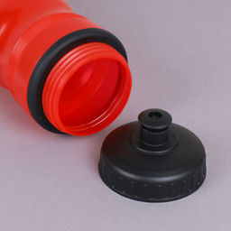 Бутылка для воды велосипедная ZEON WB066 силиконовый клапан, пищевой hi-quality PP, 750ML цвет red/уп100 - Галеонтрейд фото 4