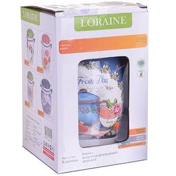 26397 Банка для сыпучих 900мл Натюрморт дол/металл LR (х24) - Mayer&boch фото 3