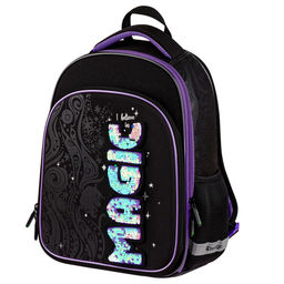 Рюкзак Berlingo Expert Plus "Purple Magic" (RU-EXPL-1103) 38*29*15см, 2 отделение, 2 кармана, анатомическая спинка