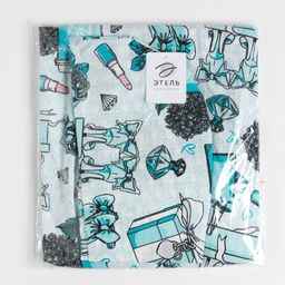 Набор для сауны Этель Mint mood парео 80*144 см + чалма, вафля 200г/м2, 100% хл  фото 12