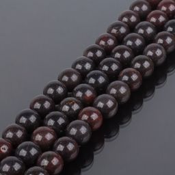 Бусины для украшений из Яшмы (Кровавик 32 бусины) 38 см