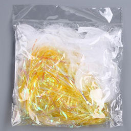 Набор для творчества и декора «Перья белые + наполнитель», желтый