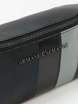 Мужская поясная сумка ARMANI EXCHANGE Артикул 4081420, черный фото 3