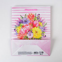 Пакет ламинированный With Love, MS 18 х 23 х 8 см - Доступные радости фото 4