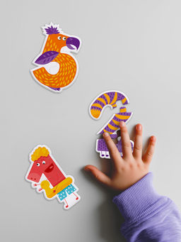 ФРЕЯ PZL-BК-013 Пазлы для малышей Веселые цифры 41 элемент