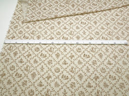 Фактурный хлопок с мережкой-полосой Летний прованс цв.коричневый, ш.1.45м, хл-100%, 90гр/м.кв - Купава фото 6