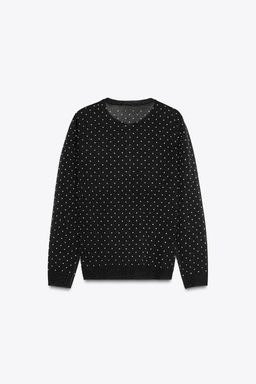 FINE KNIT POLKA DOT CARDIGAN - Zara фото 6