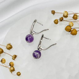 Серьги из Аметиста