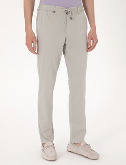Ta_ Ex. Slim Fit Beli Lastikli Kordonlu Klasik Jogger Pantolon