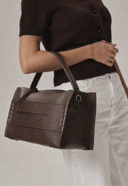 Сумка Stitch DBR 31141 коричневый торф  фото 4