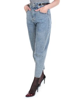 7958 BLUE Джинсы женские AMG JEANS (98% хлопок, 2% лайкра) - Фабричный китай фото 3
