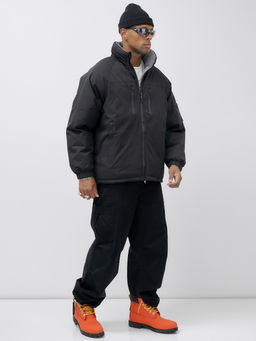 Куртка двухсторонняя мужская молодежная зимняя черного цвета 25308Ch - Mtforce фото 6