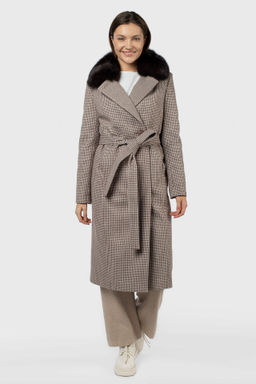 Мех натуральный (песец) Пальто утепленное Термофинн 100 г - El podio фото 11