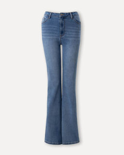 Светло-синие джинсы-клеш - Incity фото 5