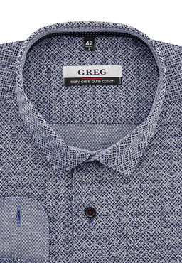 Сорочка мужская длинный рукав GREG 323/131/1463/ZS/1p
