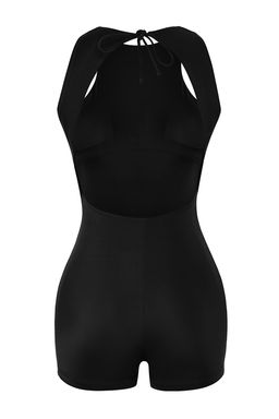 TRENDYOLMILLA Siyah Sorfcu Sortlu S?rt Detayl? Regular Mayo TBESS25MA00006  фото 11