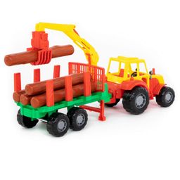 Мастер, трактор с полуприцепом-лесовозом - Полесье фото 3