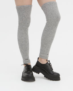 Гетры из монгольской шерсти серые