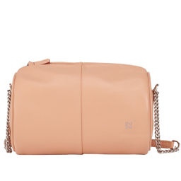 Итальянская кожаная сумка DuDu Bags серии Abigail | пудровый - Dudubags фото 5
