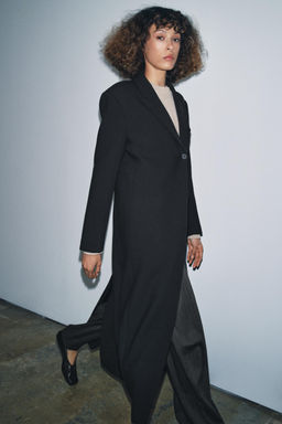 ZW COLLECTION FITTED BUTTON COAT