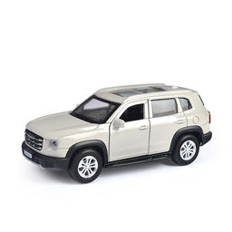 Машина металл Haval Dargo 12 см, (отк. двери, багажник, серебристый) инерц., в коробке