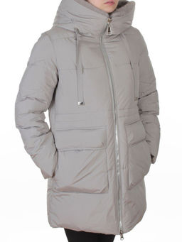 8379 LT. GRAY Куртка зимняя женская (200 гр. холлофайбер)