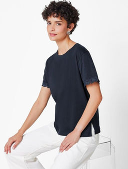 Женская хлопковая футболка ESMARA  фото 8