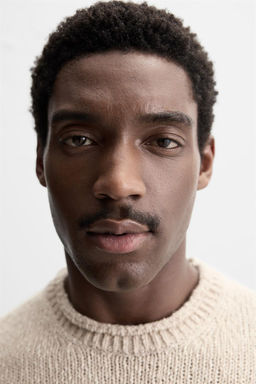 RUSTIC TEXTURED KNIT SWEATER - Zara фото 8