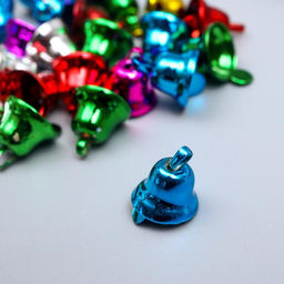 Набор декора для творчества металл Колокольчики-мини яркие d=0,8 см набор 25 шт - Арт узор фото 2