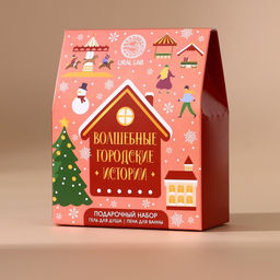 Подарочный набор Городские истории, гель для душа и пена для ванны, 2?100 мл, URAL LAB