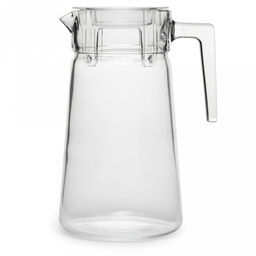 "Сити" Кувшин стеклянный 2л, 12х17х24,5см, серая крышка, Pasabahce (Россия)