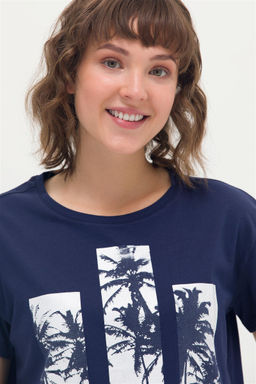 Женская темно-синяя футболка - U.s. polo assn фото 9