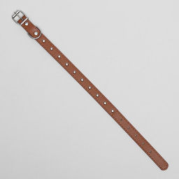 Ошейник клепаный из искусственной кожи, 46 х 1,9 см, микс цветов - Пижон фото 3