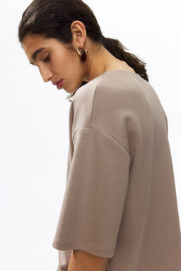 Top boxy en punto - H&m фото 5