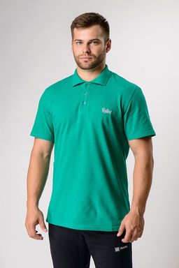 спортивная футболка-поло 92% хлопок, 8% лайкра - Relay фото 2