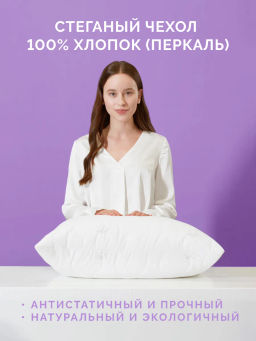 -20% Подушка 2-х камерная 50х70 Коттон Premium - Ecotex фото 3