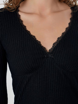 Комплект домашний женский черный - Mark formelle фото 4