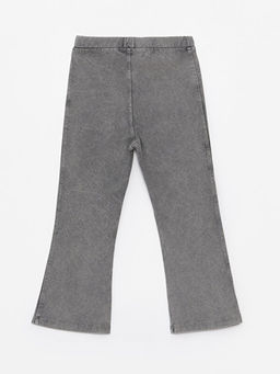 Beli Lastikli Basic K?z Bebek Tayt Pantolon