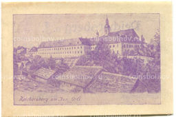 Банкнота 10 геллеров 1920 года Австрия Рейхенберг (нотгельд)