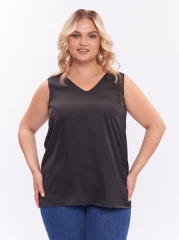 Топ атласный MT10237BLK01