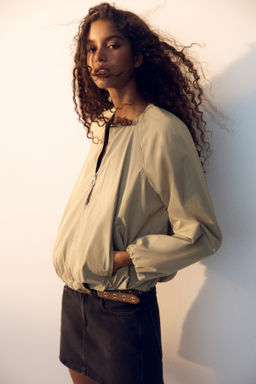 Cazadora bomber con bajo burbuja - H&m фото 5