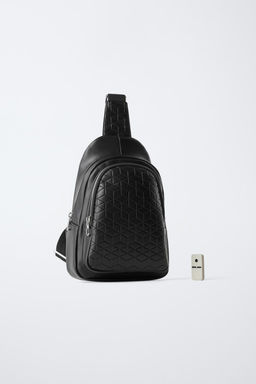 EMBOSSED CROSSBODY BAG - Zara фото 6