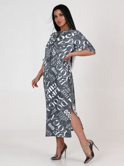 ПЛ-ОПИУМ ПЛАТЬЕ ЖЕНСКОЕ (Серый) - А-дина фото 4