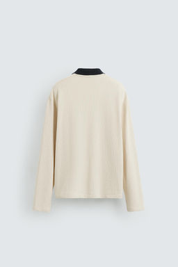 TEXTURED SWEATSHIRT WITH DRAWSTRING - Zara фото 8