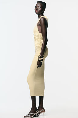 POLYAMIDE HALTER DRESS - Zara фото 3